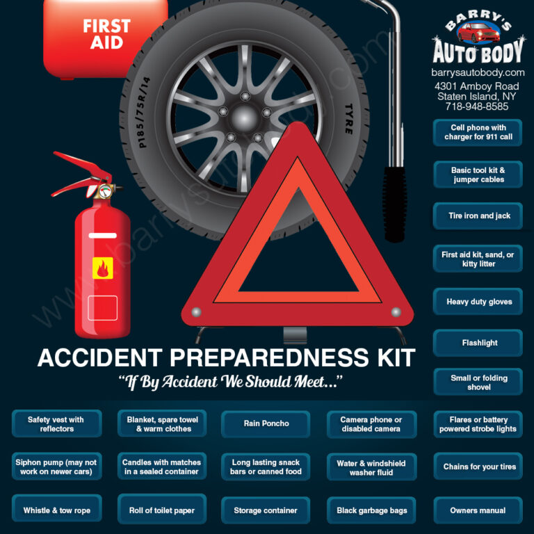 Accident Preparedness Information Collision Repair in Staten Island Barrys Auto Body